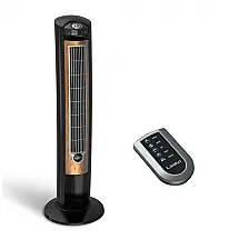 Ventilador de Torre com Controle Remoto, 3 Velocidades, e Temporizador, Lasko T42950, 110V, Preto