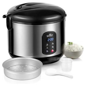 Panela de Pressão Elétrica com 5 Predefinições e Painel de Controle, 700W, 110v, WILLZ WLRC08S1D07, Prateado
