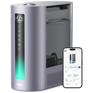 Umidificador de Ar Dreo 6 Litros: Tecnologia Avançada, 60h de Funcionamento Silencioso, Sensor de Umidade, Luz Indicadora, Timer 12h.