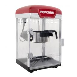 Máquina de Pipoca West Bend Stir Crazy, Com Panela Antiaderente e Concha, 4 L, para Pipoca Gourmet, cor Vermelha. Ideal para Cinemas em