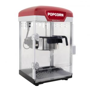 Máquina de Pipoca West Bend Stir Crazy, Com Panela Antiaderente e Concha, 4 L, para Pipoca Gourmet, cor Vermelha. Ideal para Cinemas em