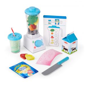 Kit Liquidificador e Comida para Brincar com 22 Peças para Crianças Criativas e Divertidas, Melissa & Doug