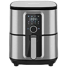 Fritadeira Elétrica AirFryer, Capacidade 5.4L, Painel de Controle Digital, 1700W, 110v, BAGOTTE BAF80, Prateado