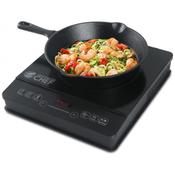 Cooktop de Indução Portátil com Controle Digital e Temporizador 1800W, 110v, CHEF CHC18MB, Preto