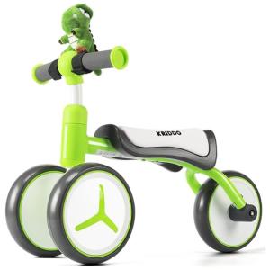Bicicleta sem Pedal Infantil com 3 Rodas para Crianças de 1 a 4 Anos, KRIDDO BB008 Green, Verde