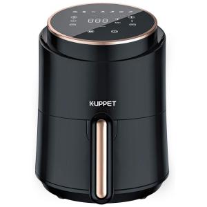 Fritadeira Elétrica AirFryer 1.5L com Painel Digital e Temporizador, 1500W, 110V, KUPPET, Preto