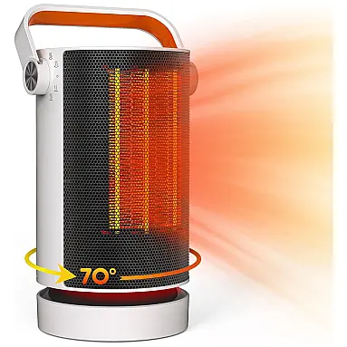 Aquecedor de Cerâmica Elétrico Portátil,