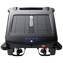 Robô Aspirador de Piscina Solar, Skimmer Automático com Rede e Cesto, Evita Obstáculos, Duas Opções de Carregamento,USECARA.