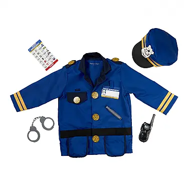 Kit Fantasia Policial Infantil com