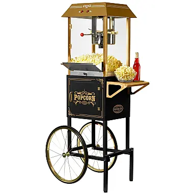 Nostalgia Vintage Pipoqueira Elétrica Portátil
