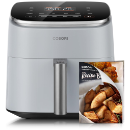 Air Fryer 9 em 1, 5.6L com Painel de Controle Digital, 5 Níveis de Velocidade de Ar e 4 Modos Turbo, 110V 1725W, COSORI CAF-DC601