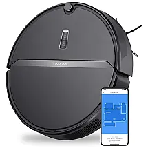 Aspirador de Pó Robô 2000Pa, Controlável por App, Área 199 m2, ROBOROCK E4 Mop, Preto