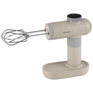 Batedeira de Mão Elétrica com 6 Velocidades e Carregamento USB, 110v, PINVOS HM 01A W, Bege