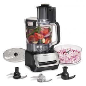 Processador de Alimentos 3.3L de Capacidade 3 Vel, 500W, 110v, HAMILTON BEACH 70585, Preto