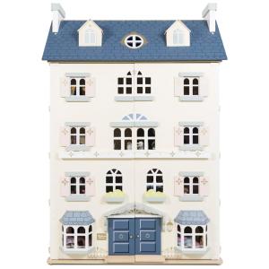 Casa de Bonecas Palace House Grande em Madeira, Um Presente Encantador, Conjunto de Brincar com 5 Andares - Le Toy Van