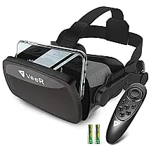 Óculos Realidade Virtual Controle Remoto, VEER, Cinza