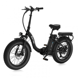 Bicicleta Elétrica Dobrável Narrak S129 com Motor Traseiro 750W (Pico 1100W), Bateria 48V 13Ah, Freios a Disco Duplos e Transmissão SHIMANO