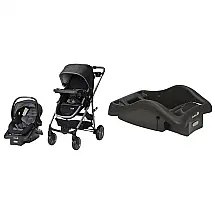 Cadeirinha Bebê Safety 1st Deluxe Grow and Go Flex Sistema de Viagem 8-em-1 Cinza com Carrinho