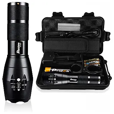 PHIXTON Lanterna 5000LM, Distancia 300