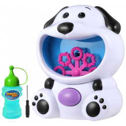 Máquina de Bolhas Automática 600 Bolhas por Minutos para Crianças de 3 Anos ou Mais, PHANDA TOYZ, Branco