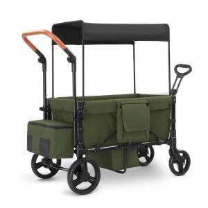 Carrinho de Passeio Dupla SAFETY CAREYA Verde com Rodas