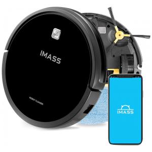 Aspirador de Pó Robô Imass com Conexão WI FI, 110V, Preto