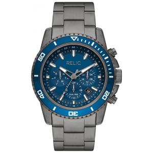 Relógio Masculino Analógico Quartzo de Aço Inoxidável, RELIC BY FOSSIL ZR12559, Prateado
