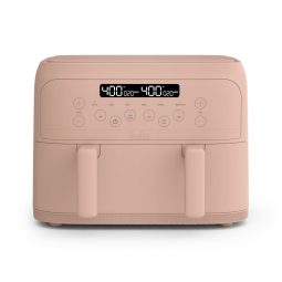 Air Fryer 3,7L com Revestimento Cerâmico Antiaderente e Cesta Dupla, 110V 1200W, Bella TriZone, Rosa Flor