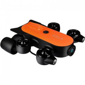 Drone Aquático Inteligente com Câmera 4K UHD, Vídeo ROV e Luz LED, XUERUIGANG, Laranja