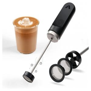 Espumador Elétrico de Leite em Aço Inoxidável a Bateria, SUBMINIMAL, Preto