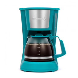 Máquina de Café Cafeteira Holstein Housewares HH-0914701E 5 Xícaras, Compacta, Jarra de Vidro, Função Anti-Gotejamento, Preta – 750 W, 0