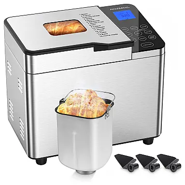 Panificadora Automática ROZMOZ, Aço Inoxidável,