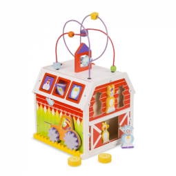 Brinquedo Celeiro de Atividades Educativas Infantil de Madeira para Crianças Acima de 3 Anos, Melissa & Doug