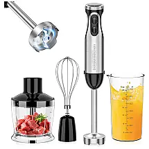 Bonsenkitchen Mixer 4 em 1 com 9 Velocidades e Acessórios, 225W, 110V, Branco