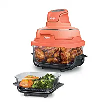 Ninja Crispi Glass Air Fryer. 4-in-1. Orange. FN101OR Orange Pepper