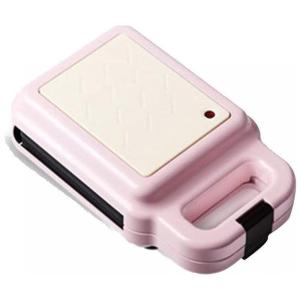 Sanduicheira Elétrica Antiaderente 2 Fatias, Aço Inox, 110v, ZHDWOALG 666 254 143, Rosa