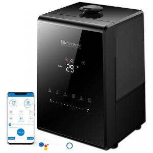 Umidificador Ultrassônico de 5.8L com 7 Velocidades Ajustáveis e Wi Fi Alexa, 110v, PROSCENIC 808C, Preto