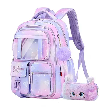 Mochila escolar infantil kistou céu