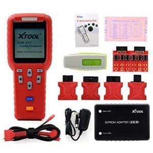 Scanner Automotivo X100 Pro Programador Chave Para o ECU do Imobilizador do Carro, XTOOL, Vermelho