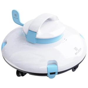 Robô Aspirador de Piscinas Sem Fio para Piscina Acima do Solo - Velocidade de 16m/min, Duplo Motor, IPX8 à Prova D'Água,PoolMr.