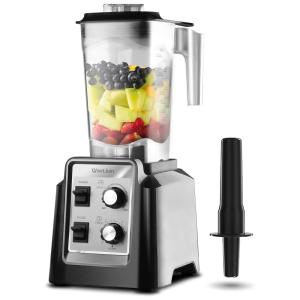 Liquidificador Profissional de 1.6L com Alta Velocidade e Temporizador, 1800W, 110v, WANTJOIN, Preto