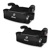 Assento Elevador Sem Encosto Diono Connect3 R Preto Tempestade Pack 2 Unidades Perfil Compacto 18 a 54 kg