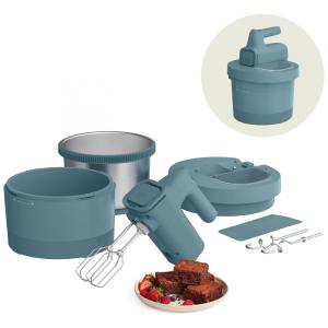 BELLA Mixer 2 em 1 3,5 litros - Batedeira Manual e de Bancada Multifuncional, 200W, Design Surf