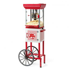 Retrô Pipoqueira Elétrica Portátil 1.9kg em Aço Inoxidável, 110v, NOSTALGIA Retro Classic Popcorn Machine, Vermelho
