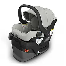 Cadeirinha UPPAbaby Mesa V3 Cinza Pérola para Recém-nascido a 13,6 kg com SmartSecure