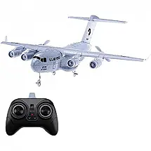 Crazepony C 17 Avião de Controle Remoto 2.4G Design 2CH, Branco, Idade Recomendada 14