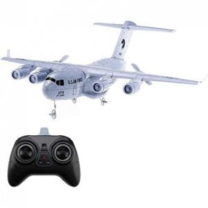 Crazepony C 17 Avião de Controle Remoto 2.4G Design 2CH, Branco, Idade Recomendada 14