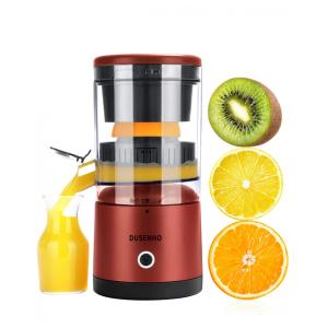 Centrifuga de Frutas Portátil Recarregável com USB e Escova de Limpeza, DUSENHO 110V, Vermelha