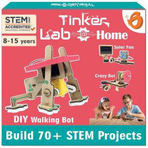 Kit de Construção de Engenharia Educacional STEM com mais de 50 Projetos, 8 a 12 Anos, ButterflyEdufields