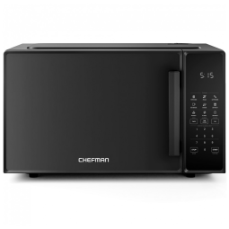 Forno micro-ondas de bancada Chefman preto 31L 1000W digital 10 níveis de potência 6 menus automáticos 110V